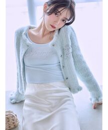 JUICY COUTURE（ジューシークチュール）の「【SNIDEL×Juicy Couture】フェザーケーブルカーディガン（カーディガン/ボレロ）」