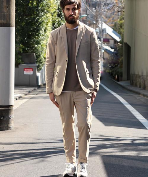 BEAUTY&YOUTH UNITED ARROWS（ビューティーアンドユースユナイテッドアローズ）の「BY ∴ ”TORAY” DOBBY アンクルパンツ◆（その他パンツ・メンズ・ベージュ/ネイビー・SMALL/X-LARGE/LARGE/MEDIUM）」の13枚目の写真