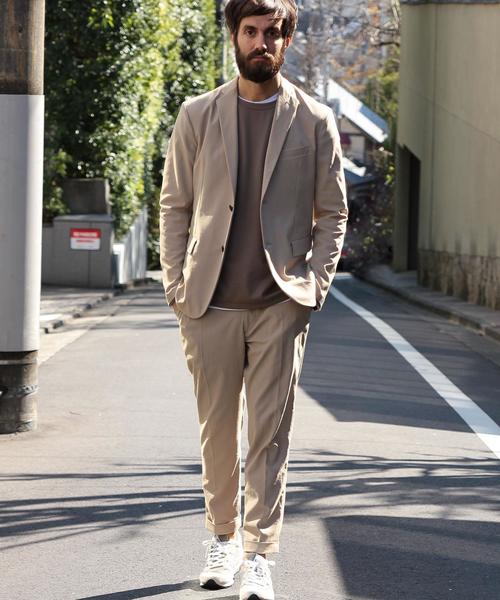 BEAUTY&YOUTH UNITED ARROWS（ビューティーアンドユースユナイテッドアローズ）の「BY ∴ ”TORAY” DOBBY アンクルパンツ◆（その他パンツ・メンズ・ベージュ/ネイビー・SMALL/X-LARGE/LARGE/MEDIUM）」の14枚目の写真