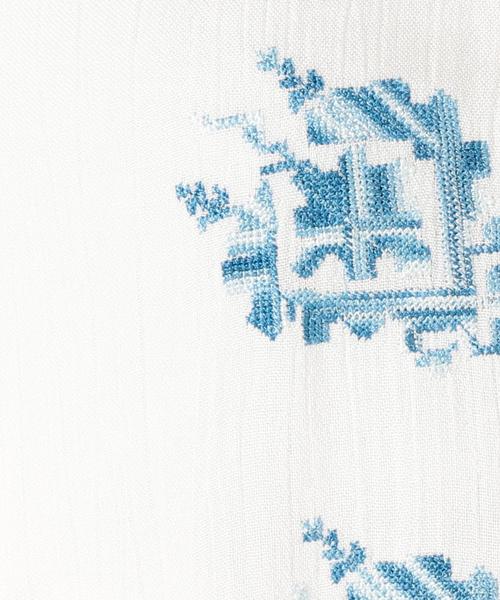 Another Edition(アナザーエディション)の「レーヨン刺繍ワンピース/AEBC Ry EMB OP◆(ワンピース・レディース・オフホワイト/マスタード・FREE)」の19枚目の写真