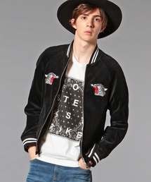 GUILD PRIME | 【GUILD PRIME】MENS スーベニアブラックジャケット(ブルゾン)