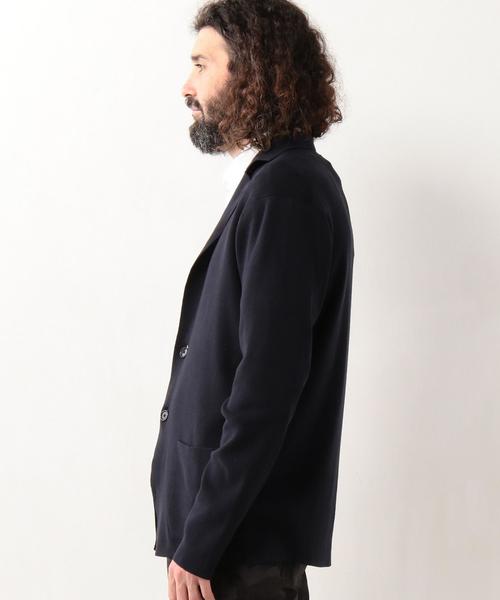 UNITED ARROWS(ユナイテッドアローズ)の「USET コットン ハイゲージ ニット ジャケット◆(テーラードジャケット・メンズ・グレー/ブラウン/ネイビー・MEDIUM/SMALL/X-LARGE/LARGE)」の22枚目の写真