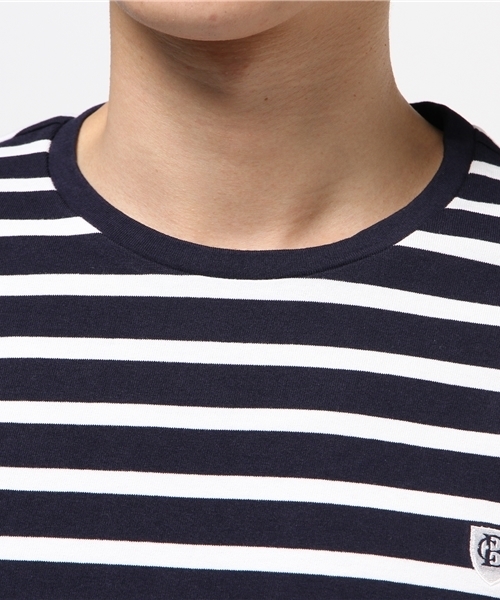 BLACK LABEL CRESTBRIDGE(ブラックレーベル・クレストブリッジ)の「マリンボーダー ロンT(Tシャツ/カットソー・メンズ・オフホワイト/ブルー/ネイビー/イエロー/レッド・2/3/4)」の8枚目の写真