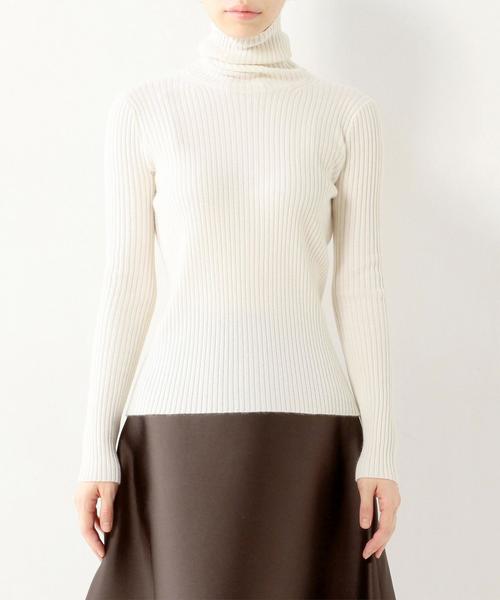 Drawer（ドゥロワー）の「DRAWER 14G リブタートル（ニット/セーター