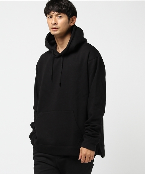 WEGO(ウィゴー)の「WEGO/カラー起毛ビッグシルエットプルパーカー(パーカー・メンズ・ブラック/ホワイト/杢グレー/キャメル/ピンク/カーキ/ブルー/レッド/イエロー・SMALL/MEDIUM/LARGE)」の19枚目の写真