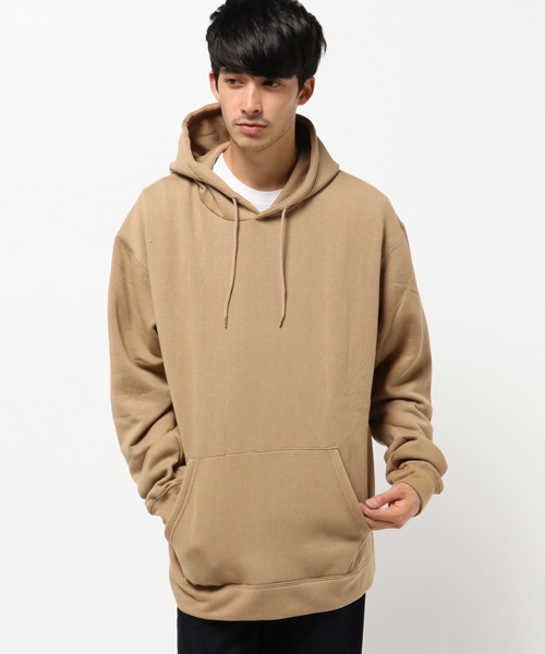 WEGO(ウィゴー)の「WEGO/カラー起毛ビッグシルエットプルパーカー(パーカー・メンズ・ブラック/ホワイト/杢グレー/キャメル/ピンク/カーキ/ブルー/レッド/イエロー・SMALL/MEDIUM/LARGE)」の21枚目の写真