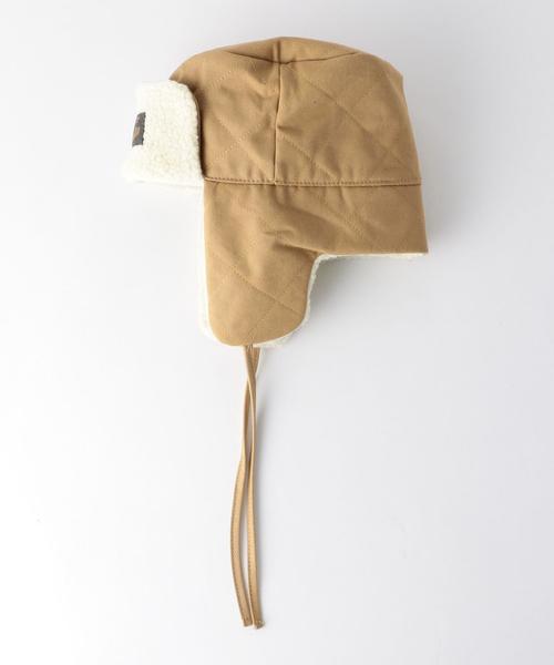 green label relaxing(グリーンレーベルリラクシング)の「【AVIREX(アヴィレックス)】BABY パイロット ハット◆(ハット・キッズ・ベージュ/オリーブ・50cm)」の1枚目の写真