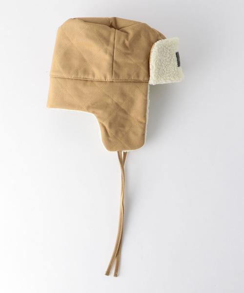 green label relaxing(グリーンレーベルリラクシング)の「【AVIREX(アヴィレックス)】BABY パイロット ハット◆(ハット・キッズ・ベージュ/オリーブ・50cm)」の3枚目の写真