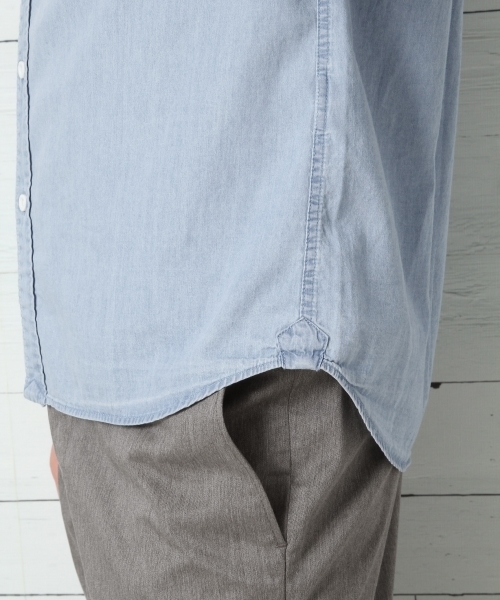 GLOBAL WORK(グローバルワーク)の「デニムシャツ長袖/734080(シャツ/ブラウス・メンズ・ブルー系その他/ネイビー/ブルー/ライトブルー・X-LARGE/SMALL/LARGE/MEDIUM)」の13枚目の写真