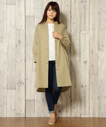 LBC | 【先行予約】ポプリン前開きワンピース(ワンピース)