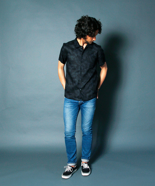 Magine(マージン)の「NO.35 STRETCH SLIM STRIGHT SELVAGE VINTAGE DENIM:NO.35 ストレッチスリムストレート セルビッチデニム(デニムパンツ・メンズ・インディゴブルー・44/46/48)」の4枚目の写真