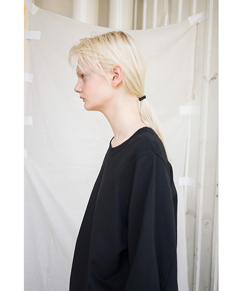 ZUCCa(ズッカ)の「(O)コットン裏毛*(Tシャツ/カットソー・レディース・ブラック/ネイビー/グレー・MEDIUM/M size)」の6枚目の写真