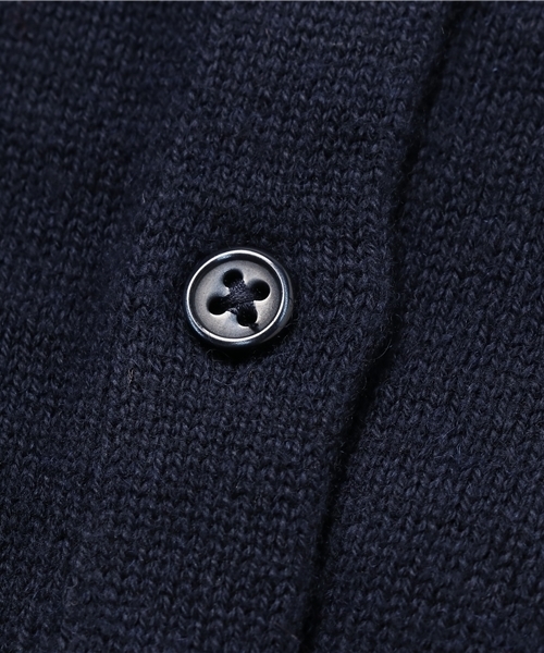 PETIT BATEAU（プチバトー）の「ウール＆コットンニットカーディガン（カーディガン/ボレロ・キッズ・ダークネイビー・18MONTH/24MONTH）」の5枚目の写真