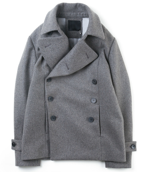 OURET�i�I�[���b�g�j�́uWOOL CASHMERE DOUBLE MELTON PEA COAT�i�s�[�R�[�g�j�v�b�O���[
