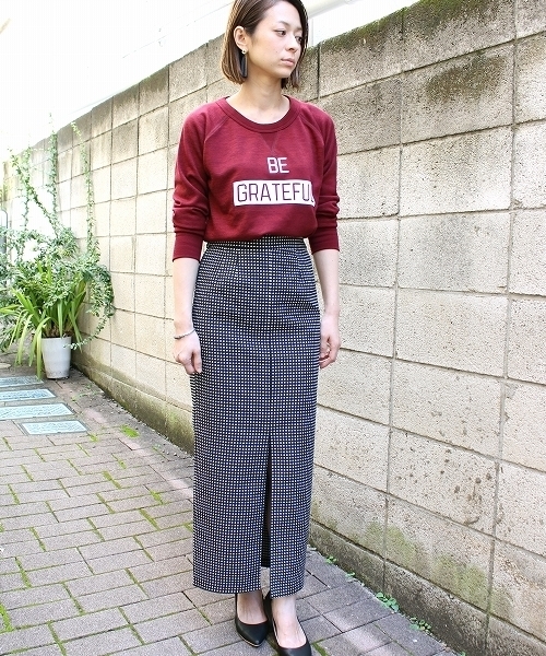 ottilie(オティーリエ)の「ドット柄タイトスカート(スカート・レディース・ブラック/ネイビー・FREE)」の19枚目の写真