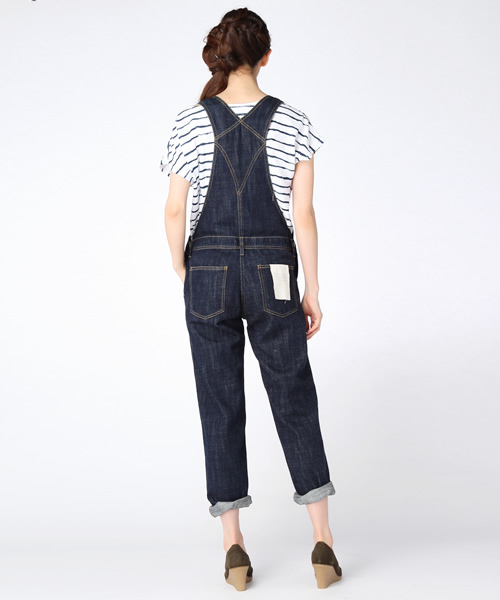 CIAOPANIC TYPY（チャオパニックティピー）の「甘織りデニムサロペット（サロペット/オーバーオール・レディース・インディゴブルー/ネイビー/ブルー・FREE）」の5枚目の写真