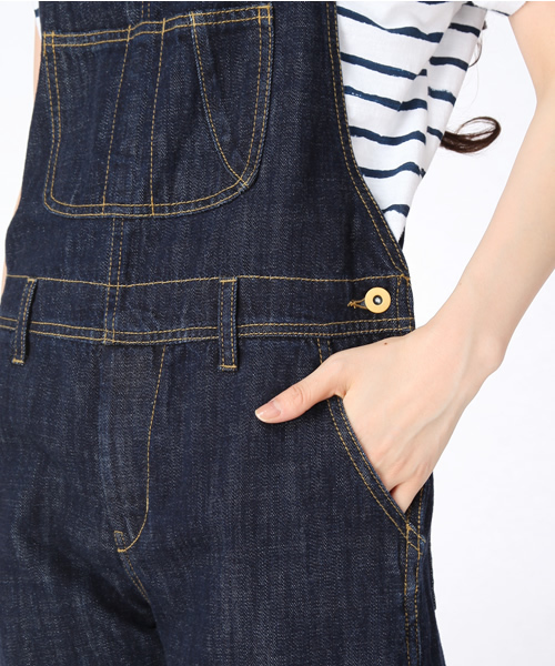 CIAOPANIC TYPY（チャオパニックティピー）の「甘織りデニムサロペット（サロペット/オーバーオール・レディース・インディゴブルー/ネイビー/ブルー・FREE）」の9枚目の写真
