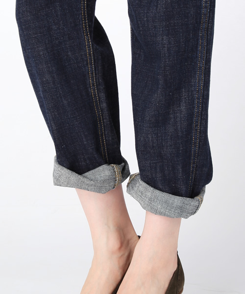 CIAOPANIC TYPY（チャオパニックティピー）の「甘織りデニムサロペット（サロペット/オーバーオール・レディース・インディゴブルー/ネイビー/ブルー・FREE）」の10枚目の写真