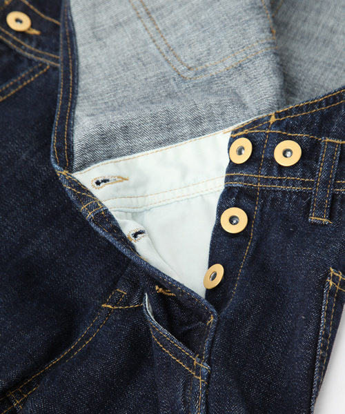 CIAOPANIC TYPY（チャオパニックティピー）の「甘織りデニムサロペット（サロペット/オーバーオール・レディース・インディゴブルー/ネイビー/ブルー・FREE）」の8枚目の写真