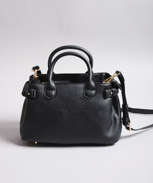 PLAIN CLOTHING（プレーンクロージング）の「サイドベルト2wayバッグ【PLAIN CLOTHING】（ショルダーバッグ・レディース・ブラック/キャメル/グレー・FREE）」の16枚目の写真