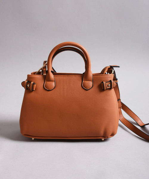 PLAIN CLOTHING（プレーンクロージング）の「サイドベルト2wayバッグ【PLAIN CLOTHING】（ショルダーバッグ・レディース・ブラック/キャメル/グレー・FREE）」の20枚目の写真