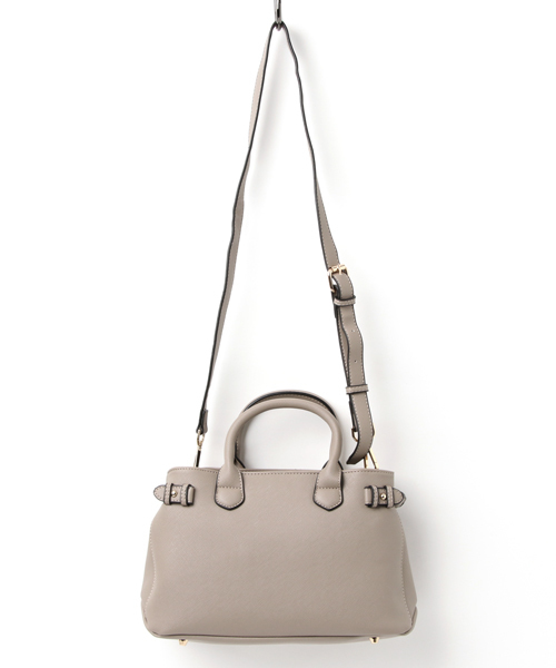 PLAIN CLOTHING（プレーンクロージング）の「サイドベルト2wayバッグ【PLAIN CLOTHING】（ショルダーバッグ・レディース・ブラック/キャメル/グレー・FREE）」の10枚目の写真