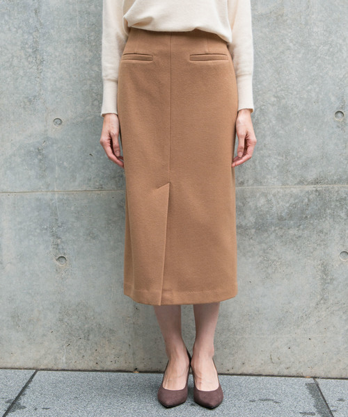RIVE DROITE(リヴドロワ)の「カルゼロングタイトスカート(スカート・レディース・ブラック/キャメル・36/38)」の8枚目の写真