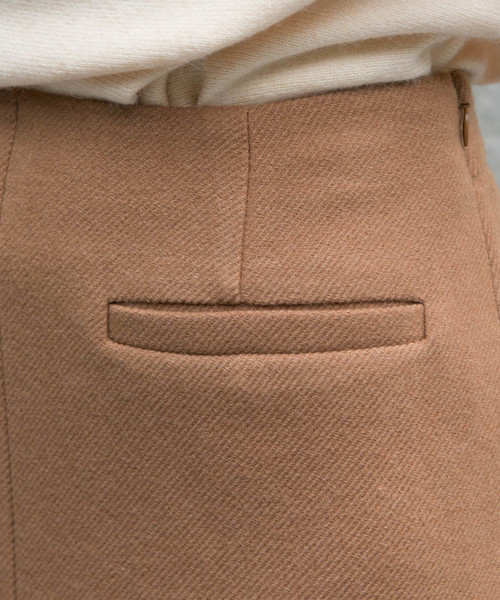 RIVE DROITE(リヴドロワ)の「カルゼロングタイトスカート(スカート・レディース・ブラック/キャメル・36/38)」の6枚目の写真