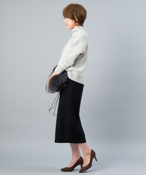 RIVE DROITE(リヴドロワ)の「カルゼロングタイトスカート(スカート・レディース・ブラック/キャメル・36/38)」の14枚目の写真