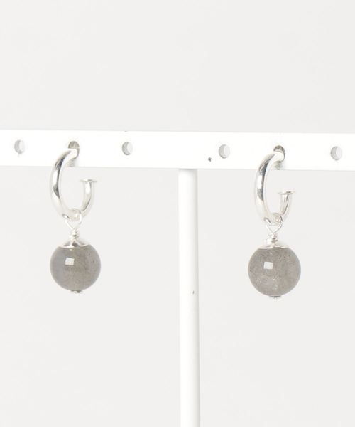 TONE SELECT GOODS(トーンセレクトグッズ)の「【925 SILVER ACC】ラウンドストーンスイングピアスSV925(OG)(ピアス(両耳用)・レディース・その他/その他1/その他2/ターコイズブルー/その他3/その他4/その他5/その他6/その他7・FREE)」の11枚目の写真