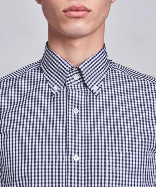 UNITED ARROWS(ユナイテッドアローズ)の「UADB ギンガムチェック BD シャツ(シャツ/ブラウス・メンズ・ネイビー・42cm/38cm/41cm/39cm/37cm/40cm/36cm/43cm)」の5枚目の写真
