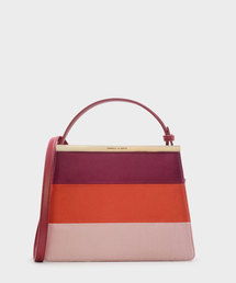 トラペゾイドストラクチャードハンドバッグ / TRAPEZIOD STRUCTURED HANDBAG