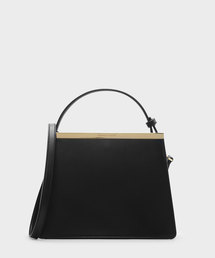 トラペゾイドストラクチャードハンドバッグ / TRAPEZIOD STRUCTURED HANDBAG