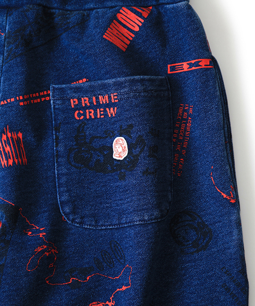 BILLIONAIRE BOYS CLUB(ビリオネア・ボーイズ・クラブ)の「BILLIONAIRE BOYS CLUB HEADLINE PRINT SHORTS 18SPRING(その他パンツ・メンズ・インディゴブルー・LARGE/MEDIUM/SMALL)」の6枚目の写真