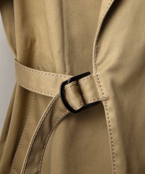 junhashimoto（ジュンハシモト）の「0 STITCH TIELOCKEN（トレンチコート・メンズ・ベージュ/カーキ・2/3/5/4）」の15枚目の写真