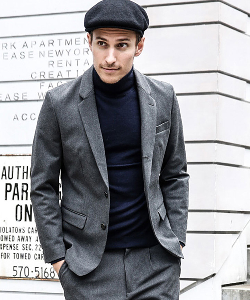 MR.OLIVE（ミスターオリーブ）の「THERMO LITE STRETCH TWILL / ROLLING DOWN 3B NOTCHED LAPEL JACKET（テーラードジャケット・メンズ・チャコールグレー/ブラック/ブラウン・SMALL/MEDIUM/LARGE）」の2枚目の写真