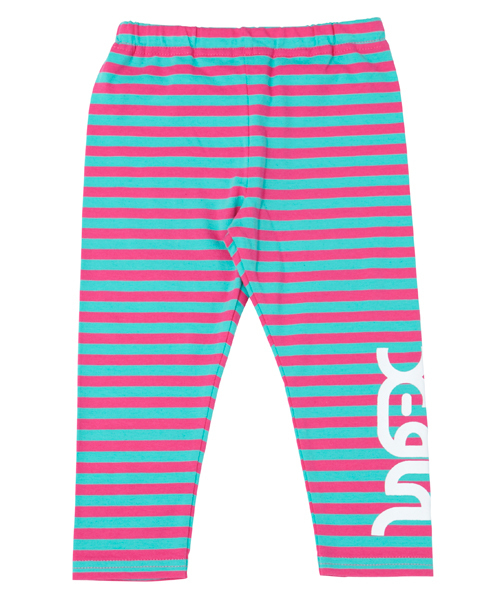 X-girl Stages(エックスガールステージス)の「BASIC LONG LEGGINGS (12M~3T)(レギンス/スパッツ・キッズ・ブラック/レッド/ピンク/ネイビー・6M/12M/2T/3T)」の1枚目の写真