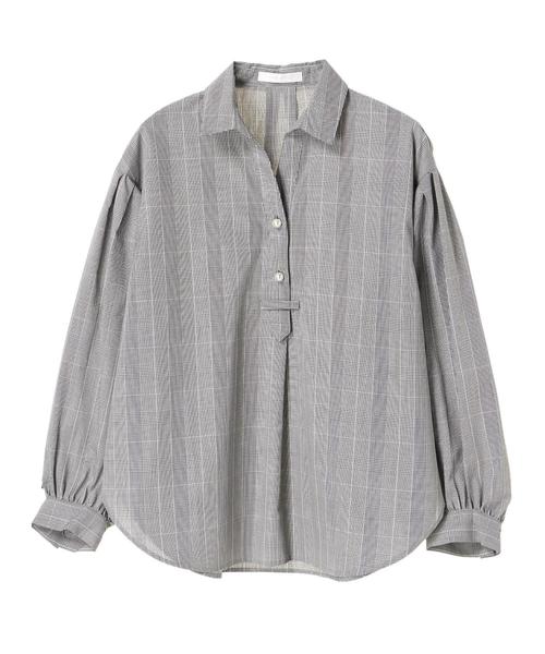 AMERICAN HOLIC(アメリカンホリック)の「パールボタンスキッパーシャツ*(シャツ/ブラウス・レディース・ネイビー/その他5/その他8/ベージュ系その他4・FREE)」の9枚目の写真