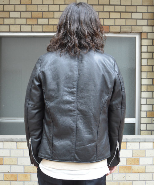 VANSON(ヴァンソン)の「VANSON/DOUBLE RUIDERS C2 ダブルライダースジャケット(ライダースジャケット・メンズ・ブラック・34/36/38/40)」の2枚目の写真