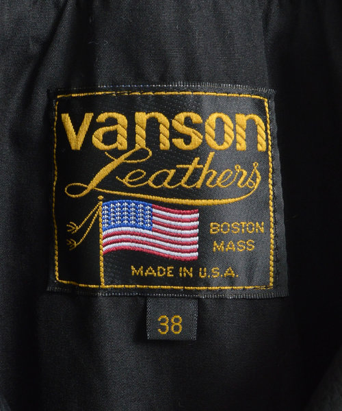 VANSON(ヴァンソン)の「VANSON/DOUBLE RUIDERS C2 ダブルライダースジャケット(ライダースジャケット・メンズ・ブラック・34/36/38/40)」の14枚目の写真