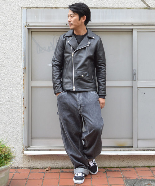VANSON(ヴァンソン)の「VANSON/DOUBLE RUIDERS C2 ダブルライダースジャケット(ライダースジャケット・メンズ・ブラック・34/36/38/40)」の7枚目の写真
