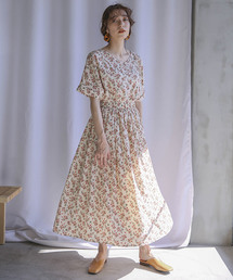select MOCA | 2020S/S　花柄ワンピース/半袖フラワーパターンワンピ(ワンピース)