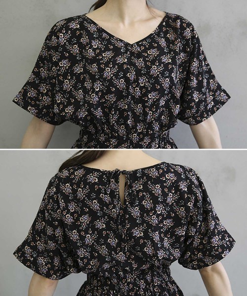 select MOCA（セレクトモカ）の「花柄ワンピース（ワンピース・レディース・アイボリー/ブラウン/ブラック・FREE）」の17枚目の写真