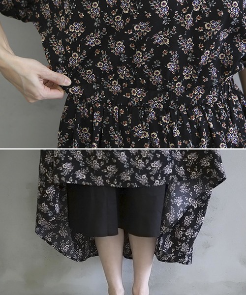 select MOCA（セレクトモカ）の「花柄ワンピース（ワンピース・レディース・アイボリー/ブラウン/ブラック・FREE）」の20枚目の写真