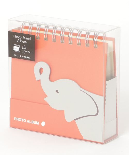 L判サイズ・36枚収納可]フォトスタンドアルバム・アニマルこども