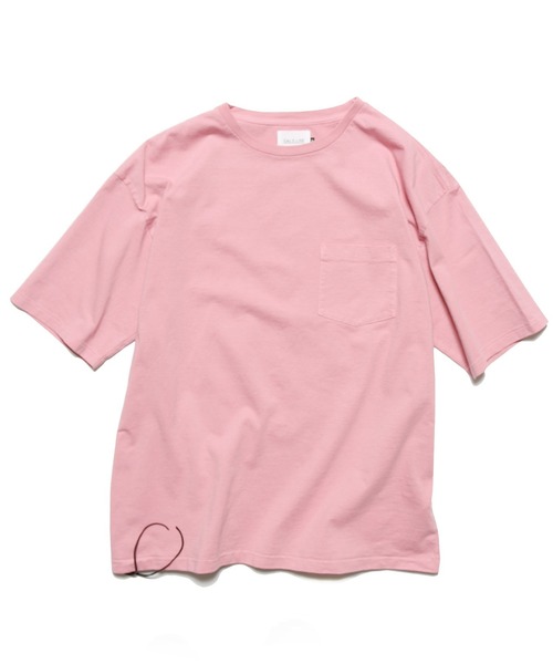 CAL O LINE(キャルオーライン)の「CAL O LINE/キャルオーライン SOLID COLOR POCKET T-SHIRT(Tシャツ/カットソー・メンズ・ブルー/ピンク/ブラック/ホワイト/ブラウン/オリーブ/スモークピンク/ダークオレンジ/ミント/バイオレット・M/L/XL)」の1枚目の写真