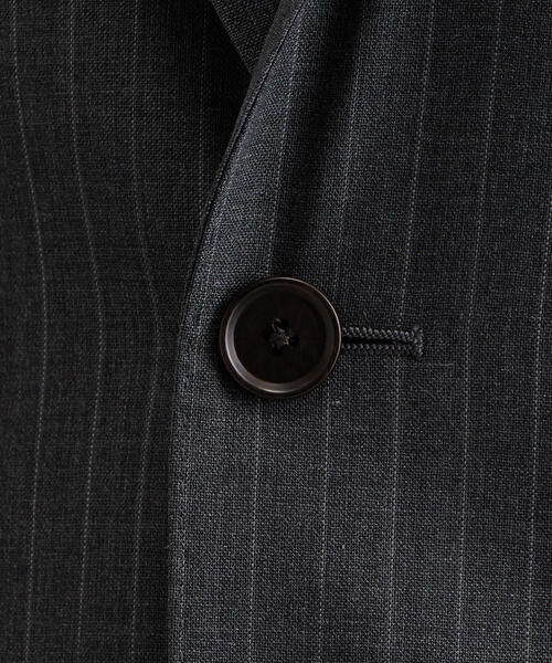 green label relaxing（グリーンレーベルリラクシング）の「[ストローナ] STRONA チョークストライプ 3ボタン BND NT HP- ジャケット（スーツジャケット・メンズ・ネイビー/グレー・46/50/44/48/52/42）」の14枚目の写真