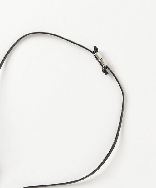 VENCEEXCHANGE（ヴァンスエクスチェンジ）の「スクエアパーツ付きネックレス（ネックレス・レディース・ブラウン/グレー/ブルー・FREE）」の5枚目の写真