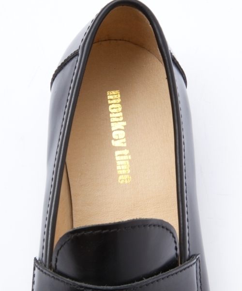 MONKEY TIME（モンキータイム）の「MT∴ カーフ ペニーローファー◆（パンプス・メンズ・ホワイト/ブラック・43/41/44/42）」の4枚目の写真
