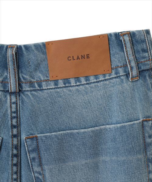 CLANE（クラネ）の「H/W COCOON BUGGY P/T（デニムパンツ・レディース・ブルー/ホワイト・25/26/24）」の7枚目の写真